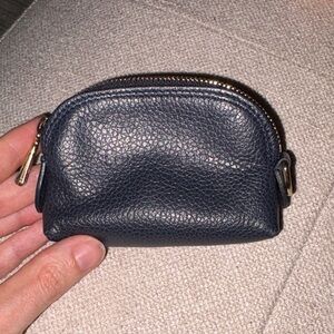 Longchamp Coin Purse - Navy Blue